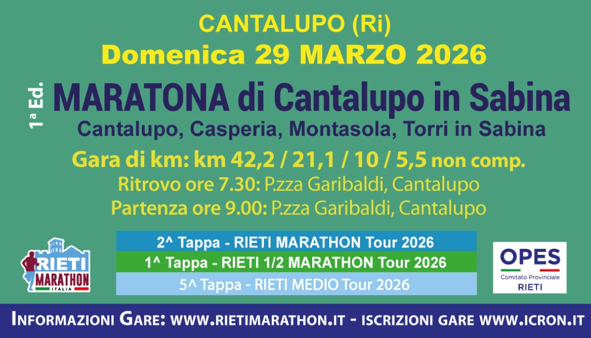 Maratona di Cantalupo in Sabina