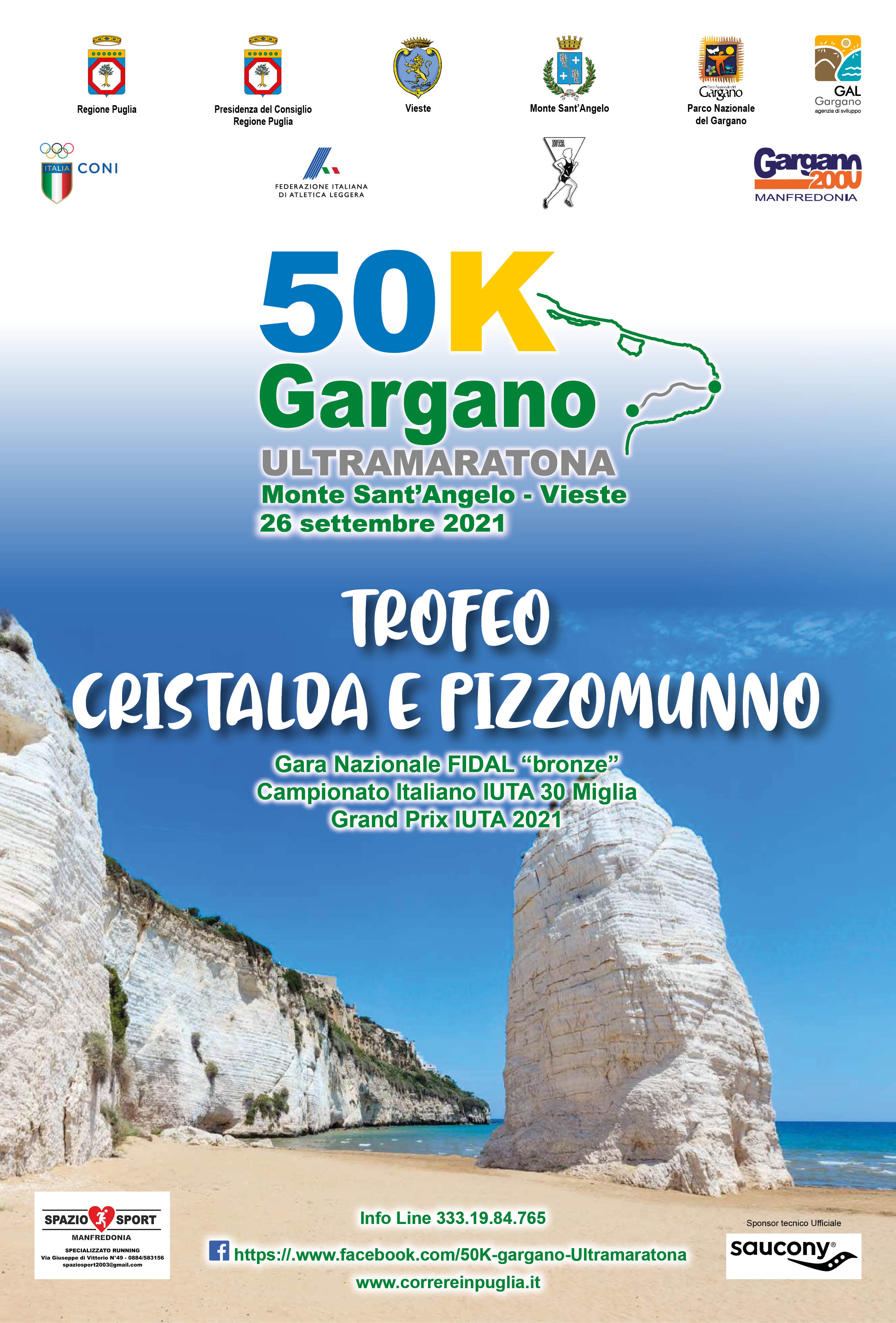 Locandina 50 KM DEL GARGANO 2021