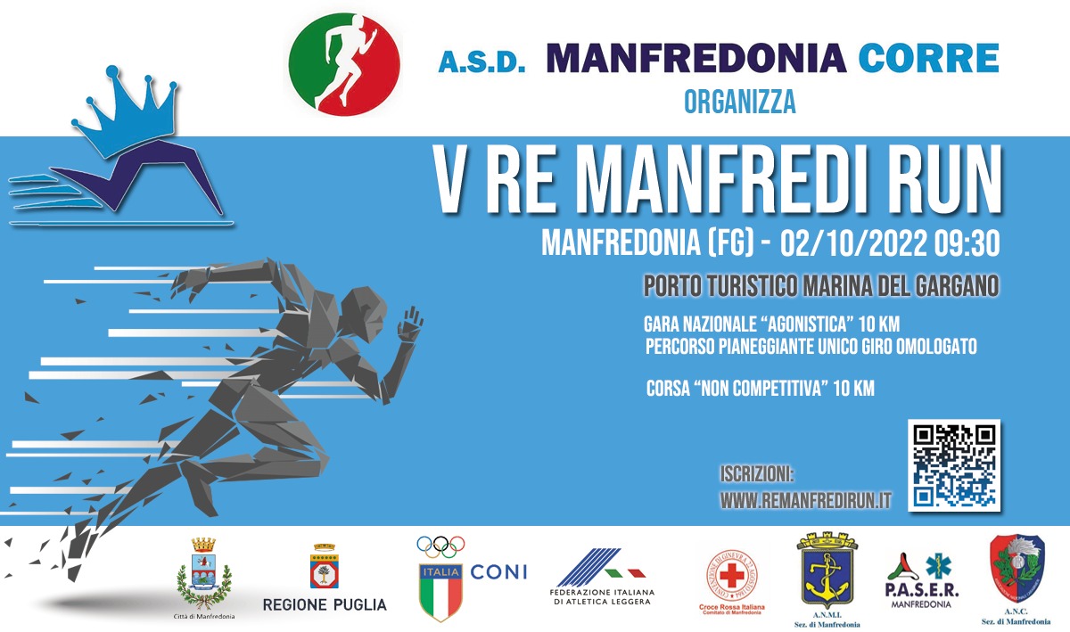 Locandina RE MANFREDI RUN 2022