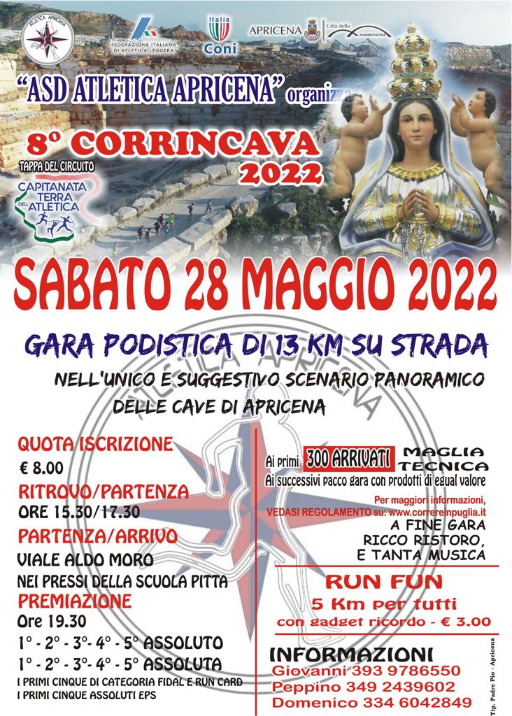 Locandina 8^ CORRINCAVA 2022
