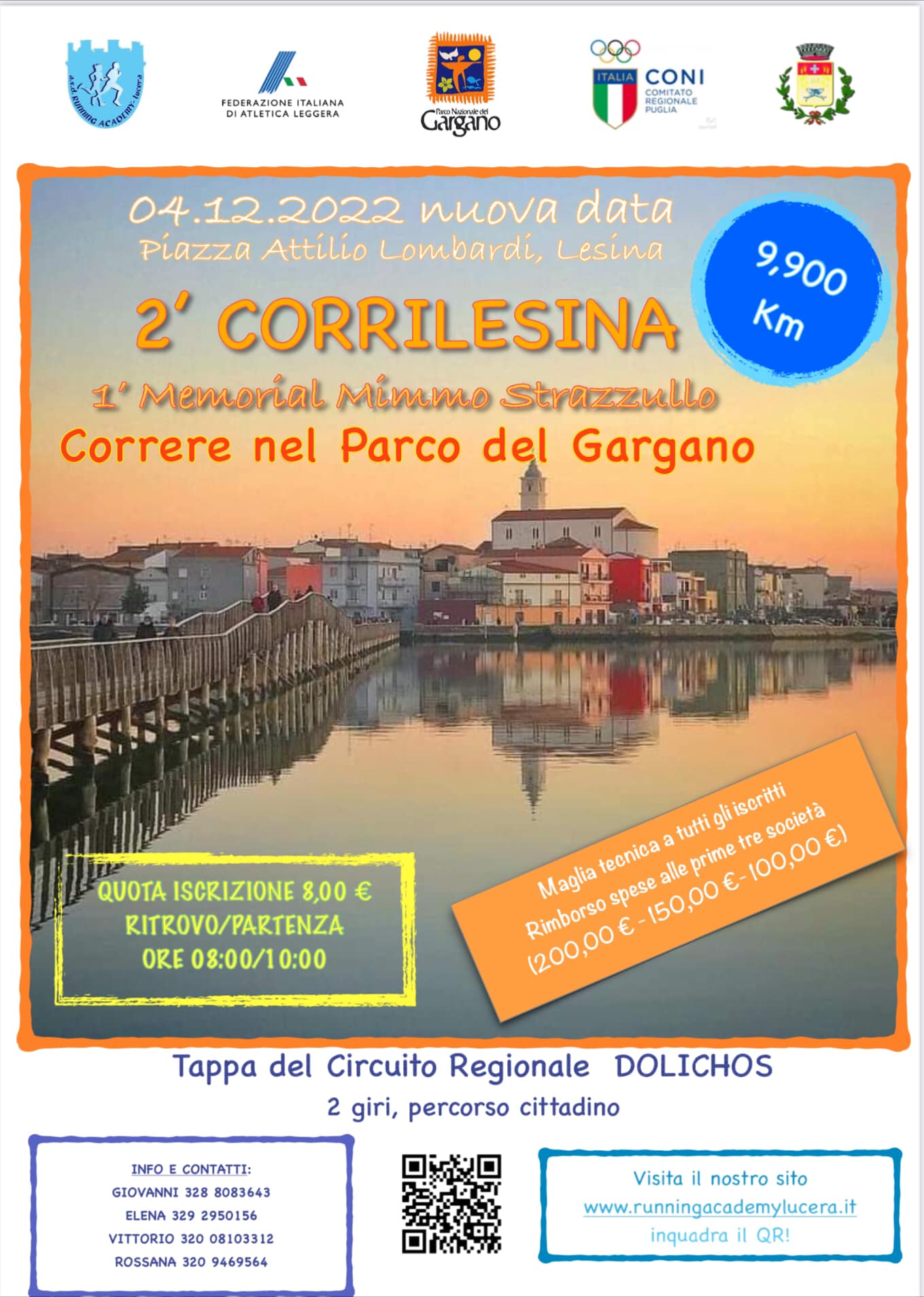 Locandina 2^ CORRI LESINA 2022