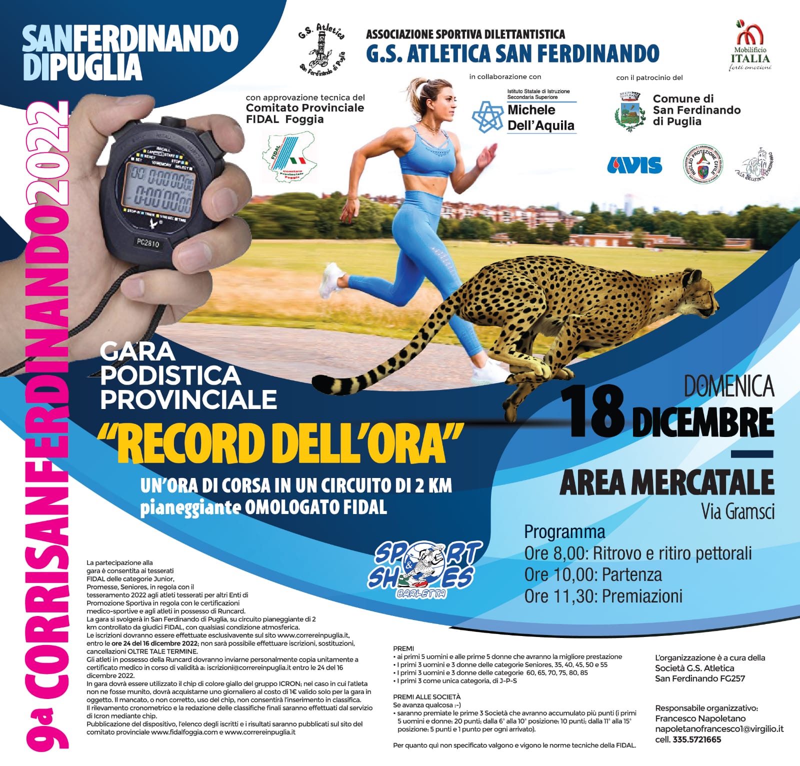Locandina 9^ CORRI SAN FERDINANDO 2022