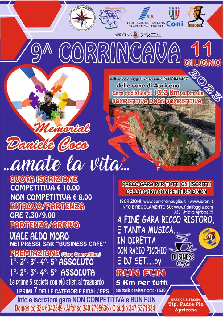 Locandina 9^ CORRINCAVA 2023