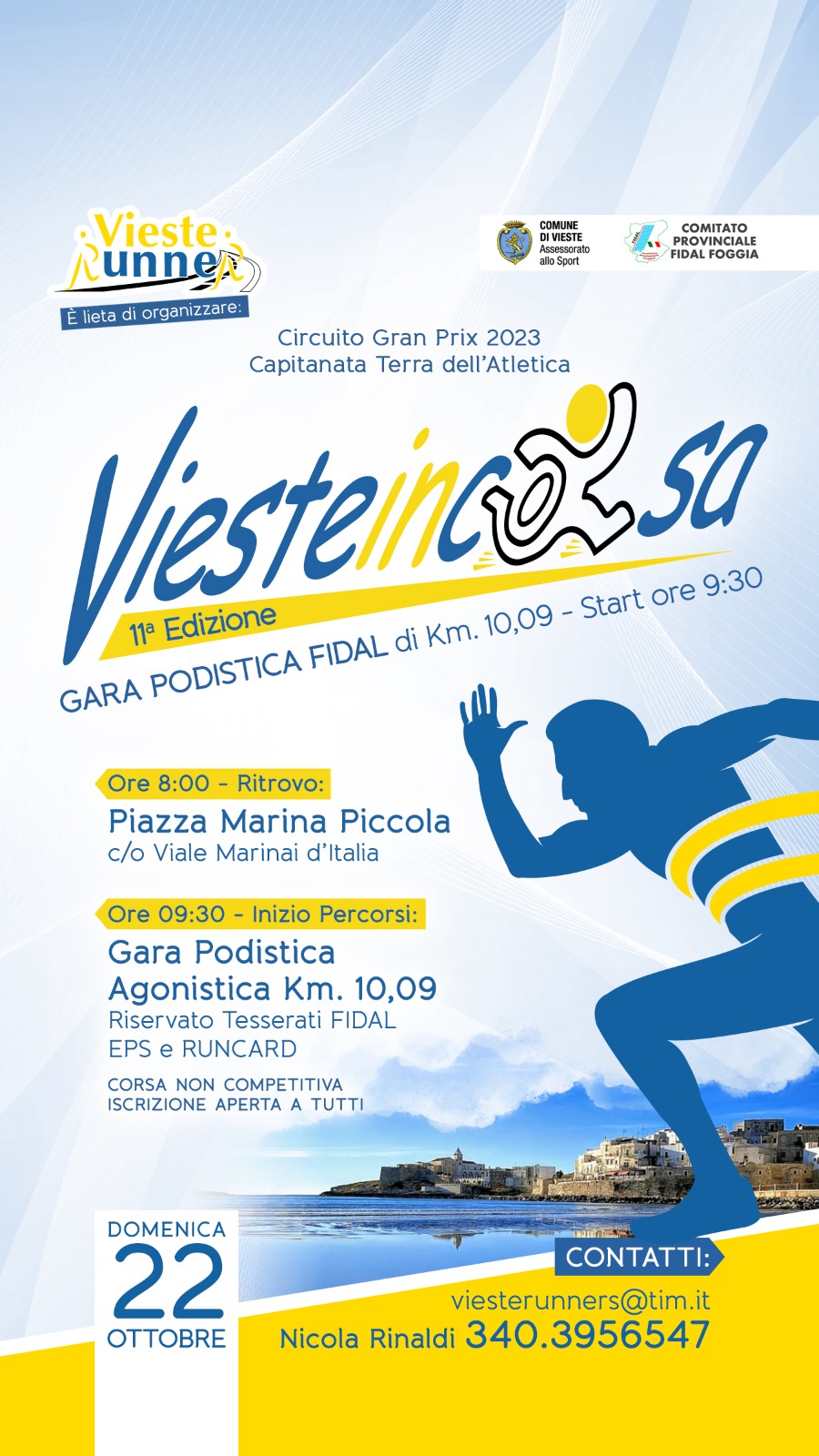Locandina 11^ VIESTE IN CORSA 2023