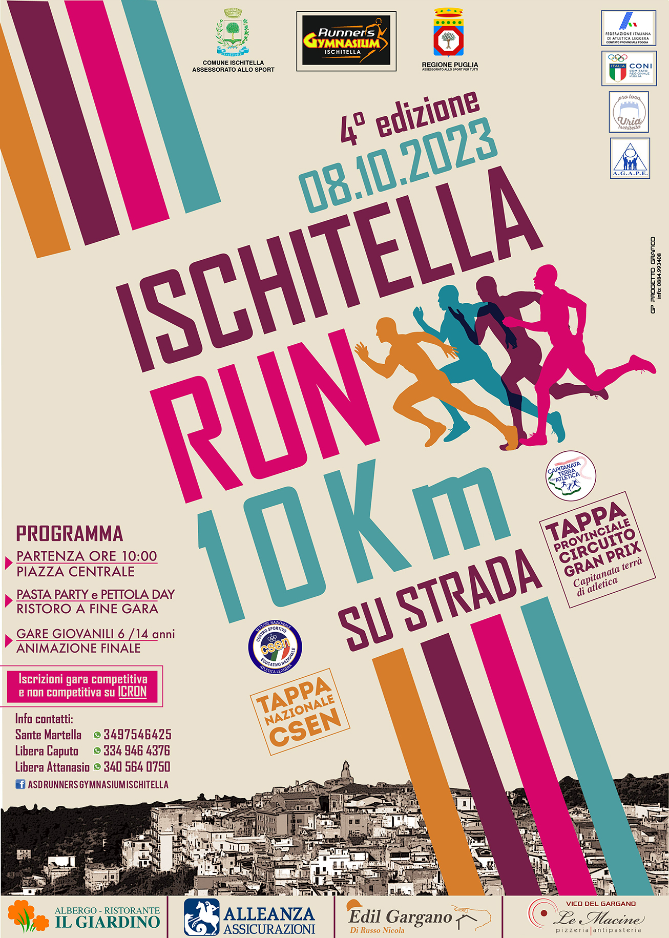 Locandina 4^ ISCHITELLA RUN 2023
