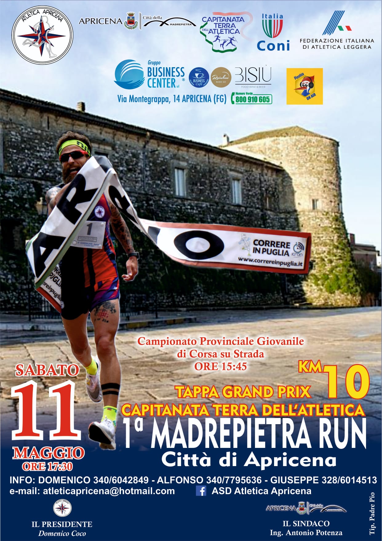 Locandina 1^ MADREPIETRA RUN 2024