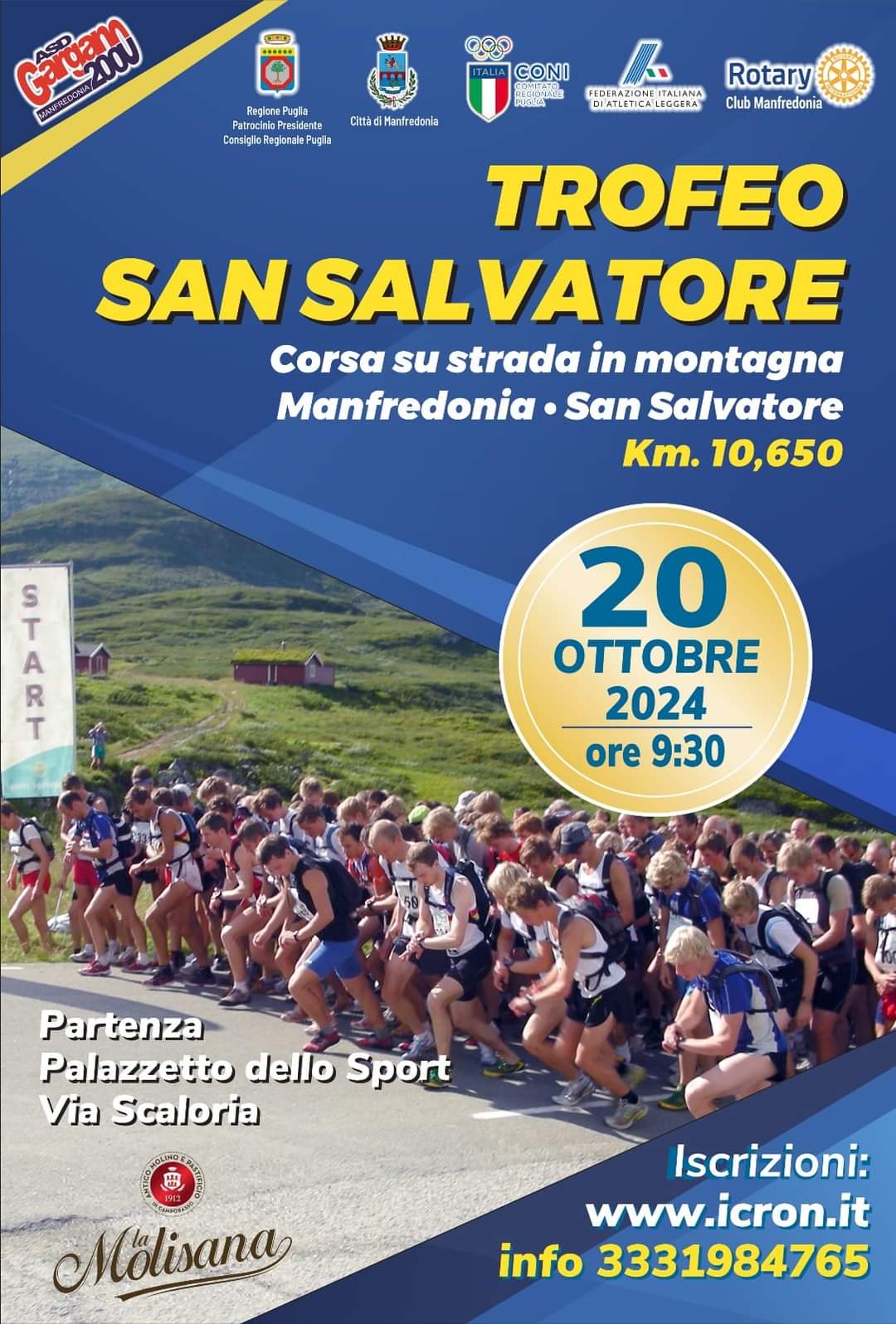 Locandina 1° TROFEO SAN SALVATORE 2024