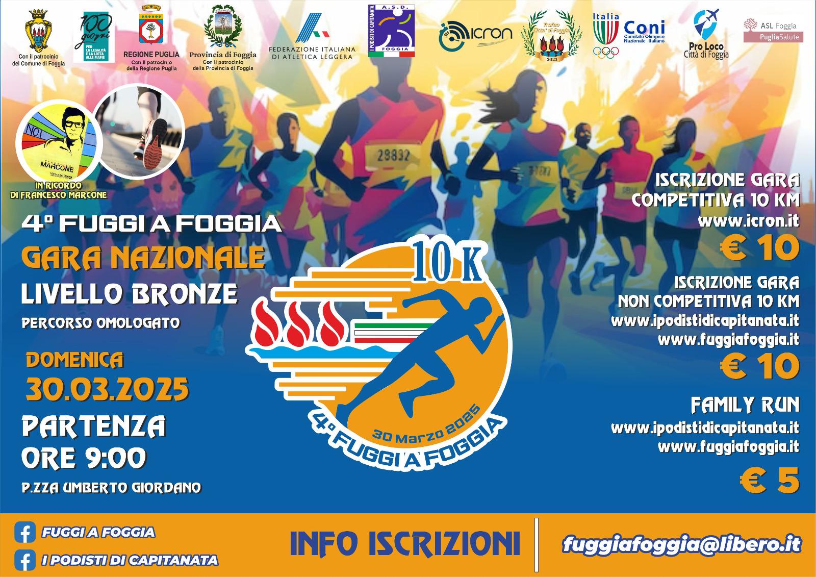 Locandina 4^ FUGGI A FOGGIA 2025
