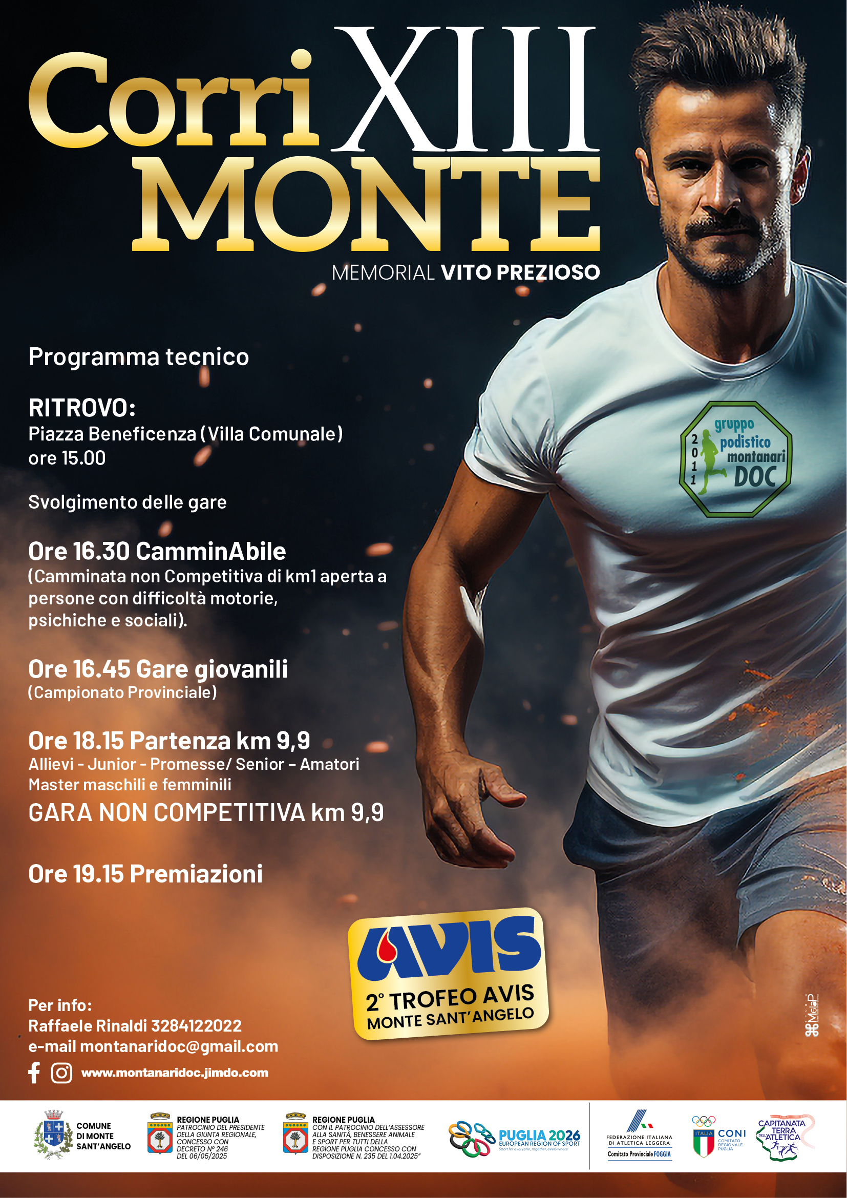 Locandina 13^ CORRIMONTE 2025
