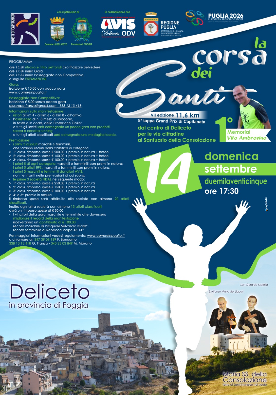 Locandina LA CORSA DEI SANTI 2025