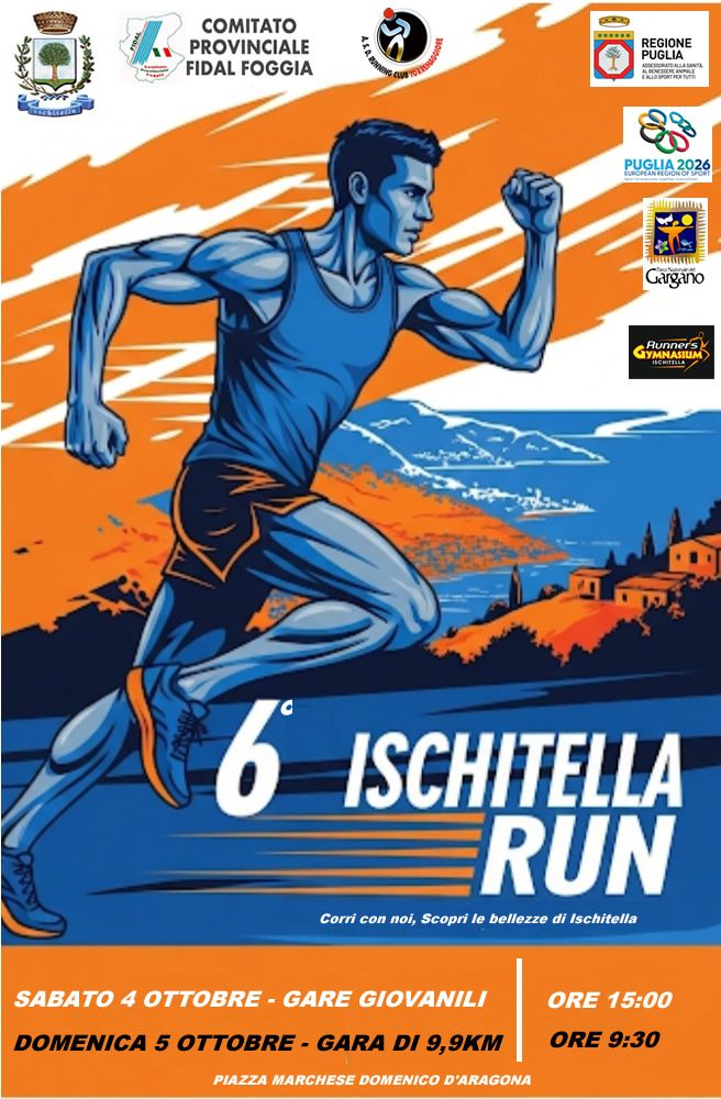 Locandina 6^ ISCHITELLA RUN 2025
