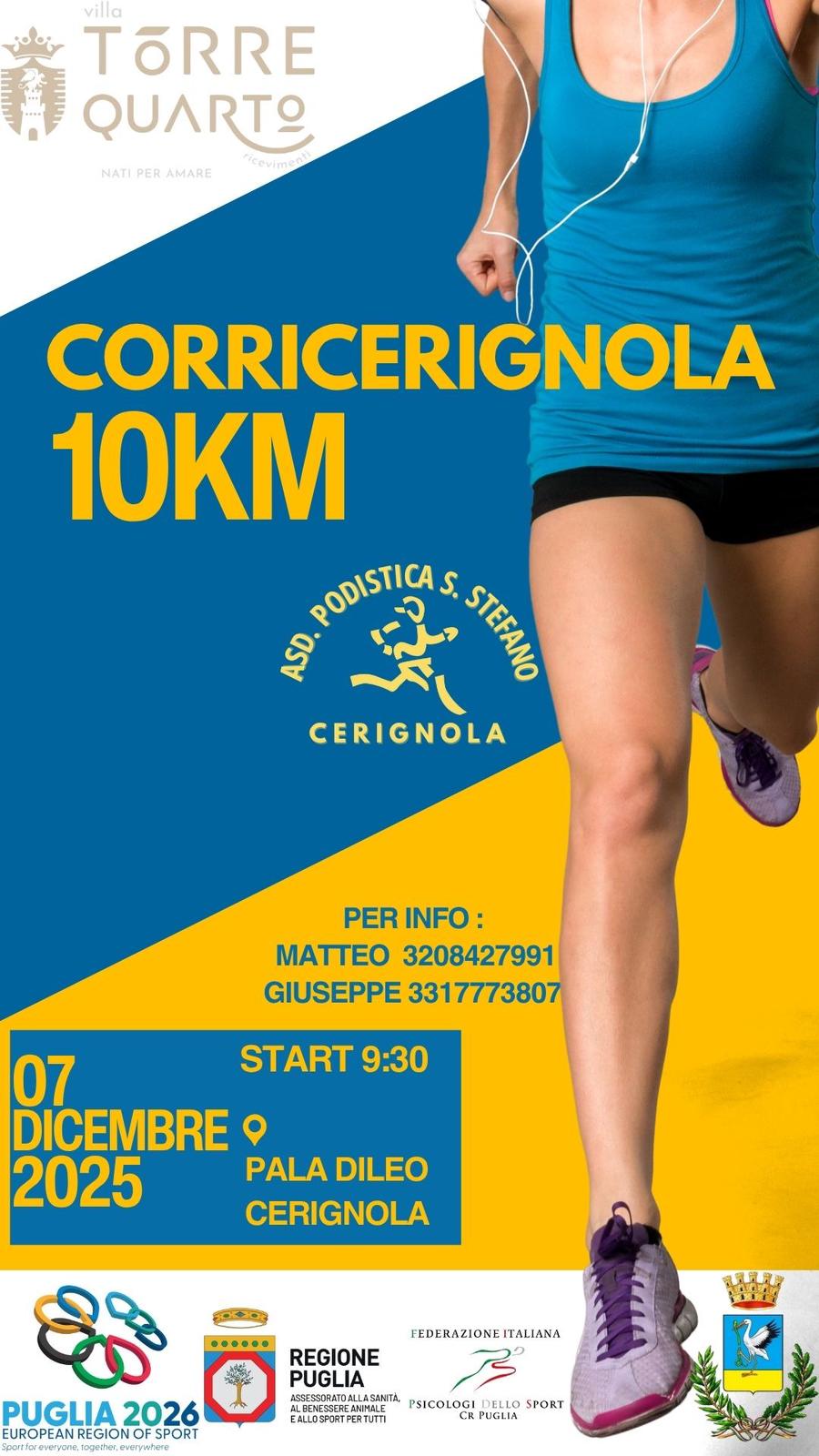 Locandina CORRICERIGNOLA 2025