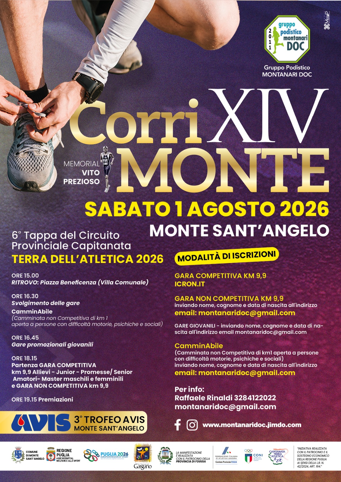 Locandina 14^ CORRIMONTE 2026
